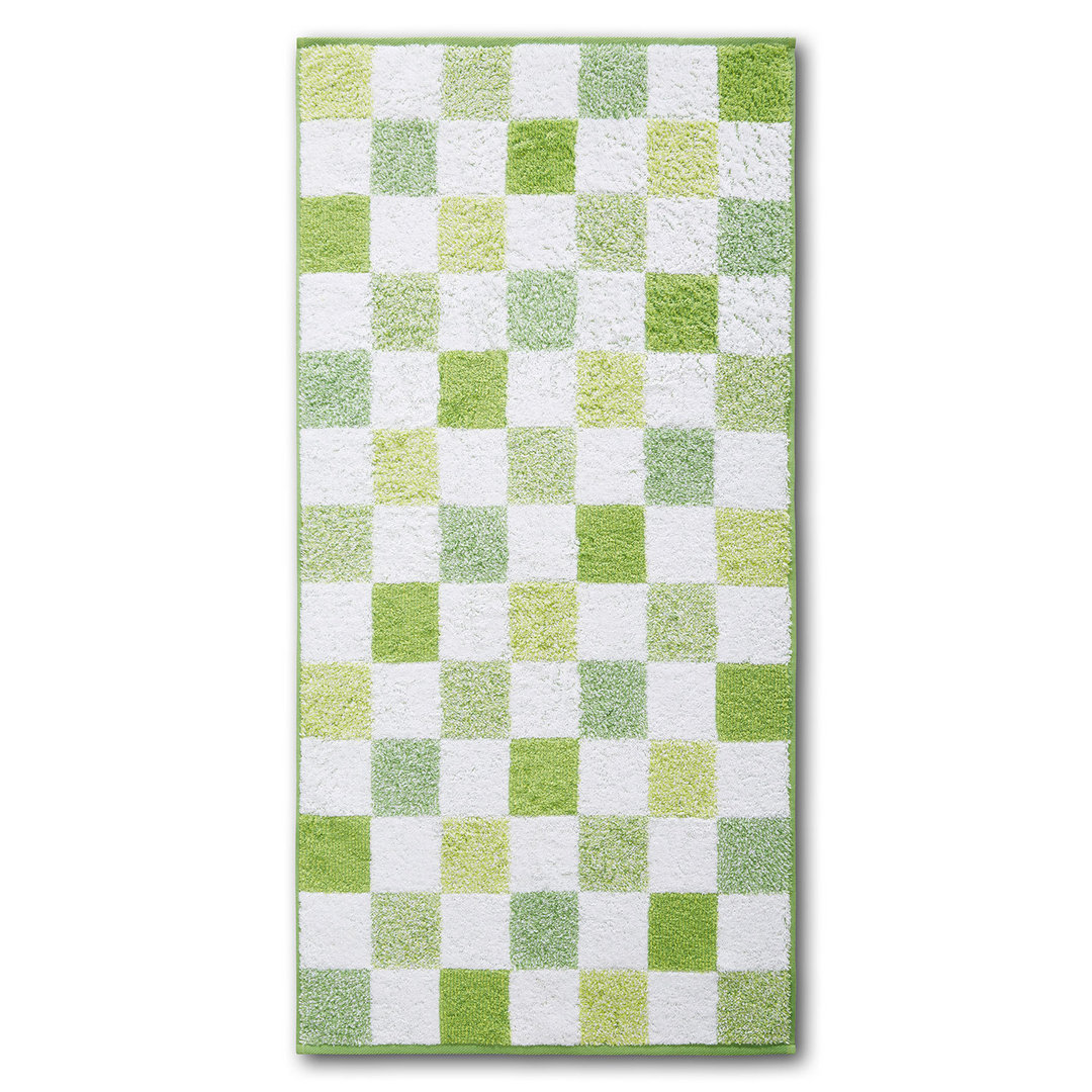 Frottierserie Green Paradise, Chessboard, gruen 50x100 cm